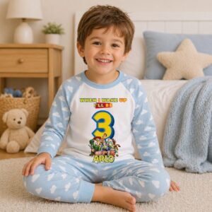 personalised toy story birthday pyjamas