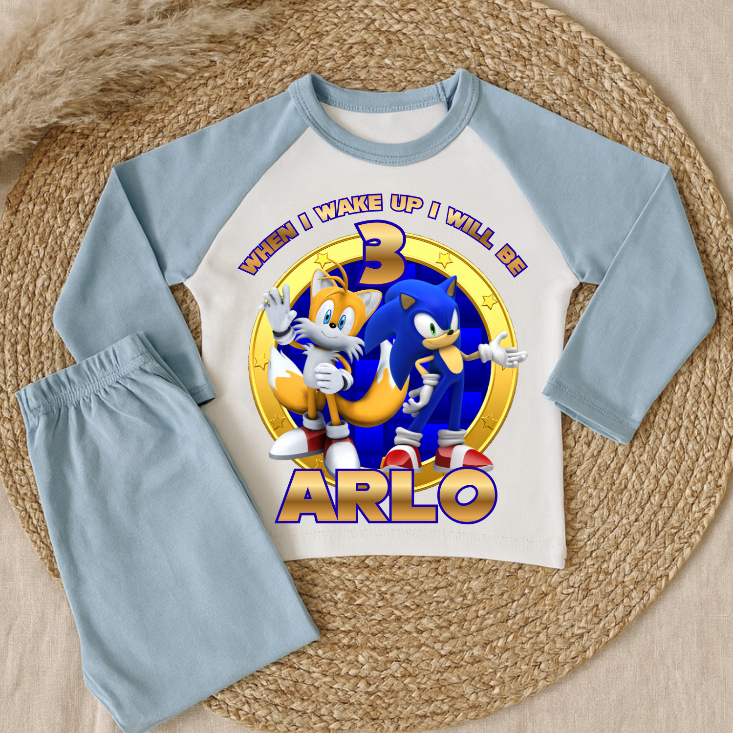 personalised cars inspired birthday pyjamas | when i wake up i will be pjs | boys birthday morning pyjamas (copy) When I wake up I will be birthday gaming pyjamas