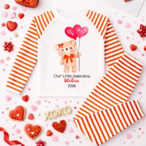 Personalised Our Little Valentine children’s pyjamas