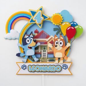 personalised inside out cake topper with name & age | inside out birthday cake decoration (copy)