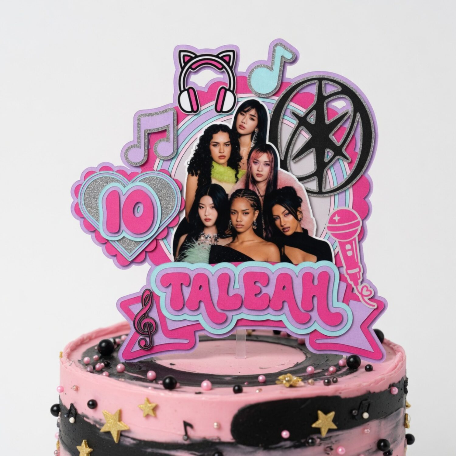 personalised katseye cake topper kpop girl band personalised katseye cake topper kpop girl band